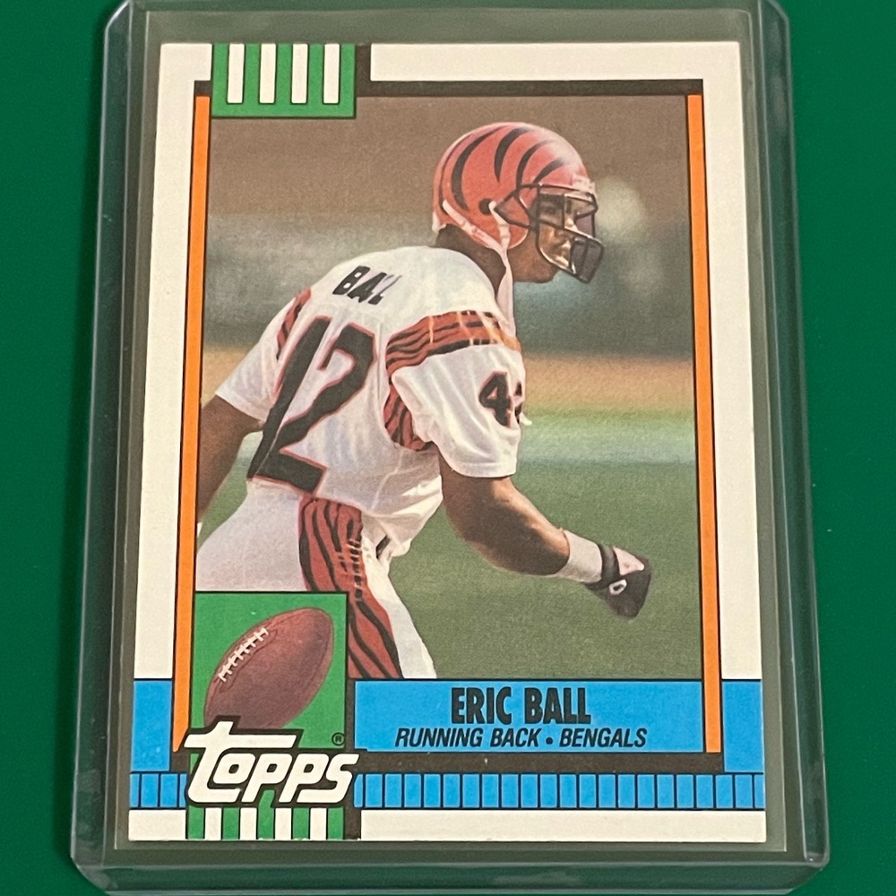 Eric Ball #266 1990 Topps Football Trading Card